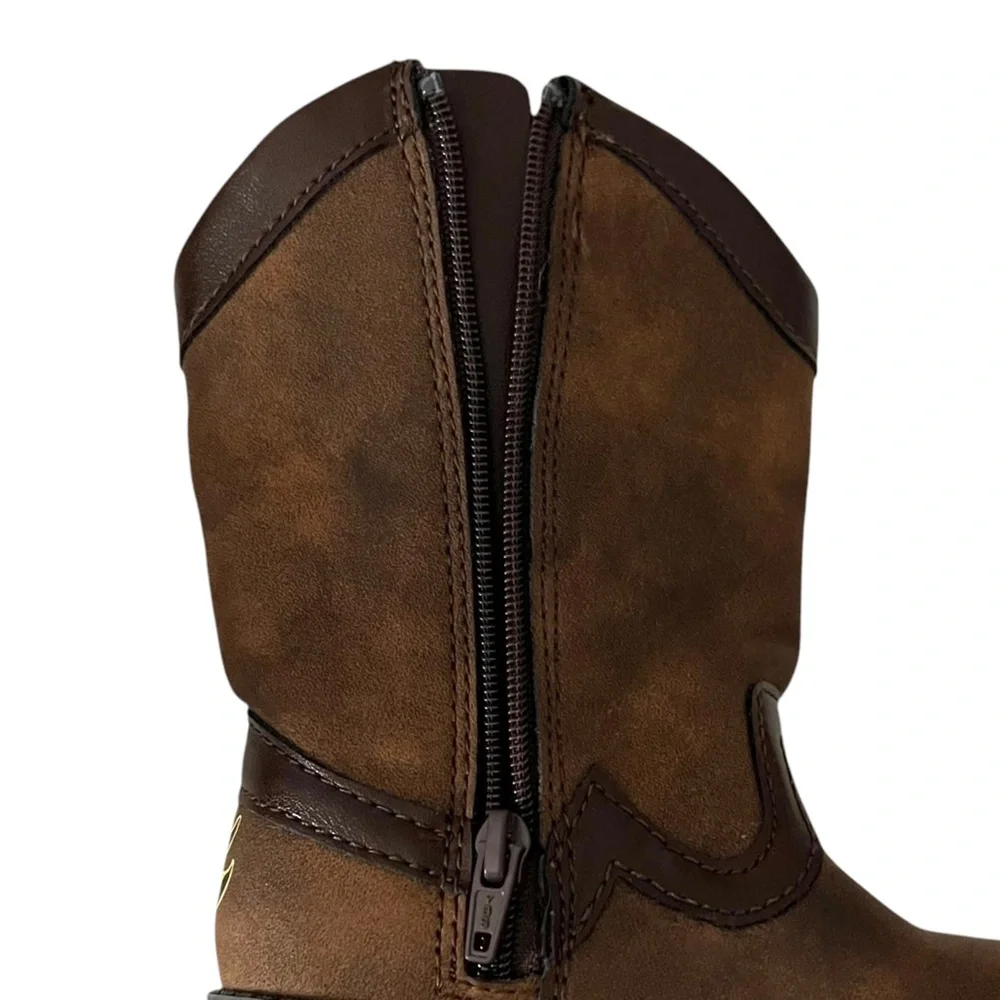 Disney Brown Woody & Forky Kids Cowboy Boots Size 6 Brown Cowgirl Western